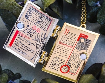 Witch's Spellbook Locket