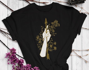 Złota Strzała Artemidy Koszulka z Krótkim Rękawem Unisex
