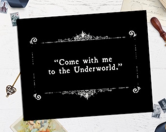 Underworld Silent Film Card Wall Art Print