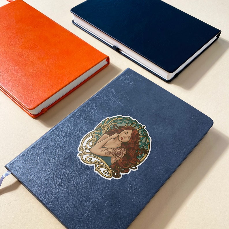 Art Nouveau Sea Witch Vinyl Sticker - Etsy