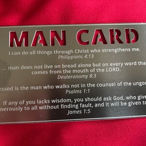 Man Card - Individual card