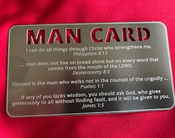 Man Card - Individual card