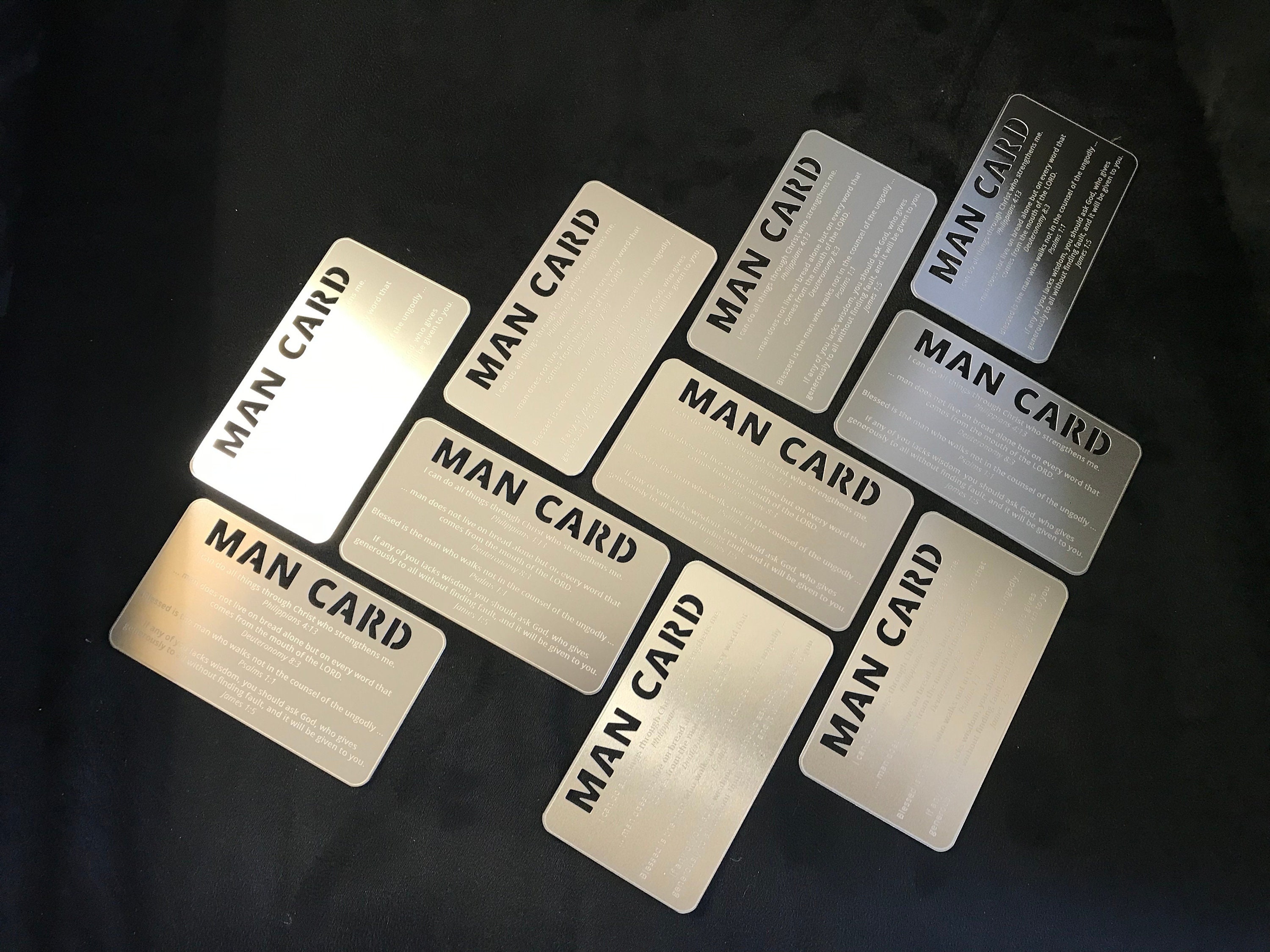 Man Card - Groupings of 5 to 200 Cards - Etsy