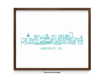 Ilustración del horizonte de Vancouver