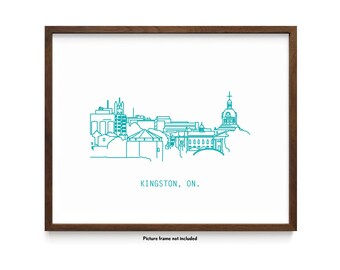 Kingston skyline illustration