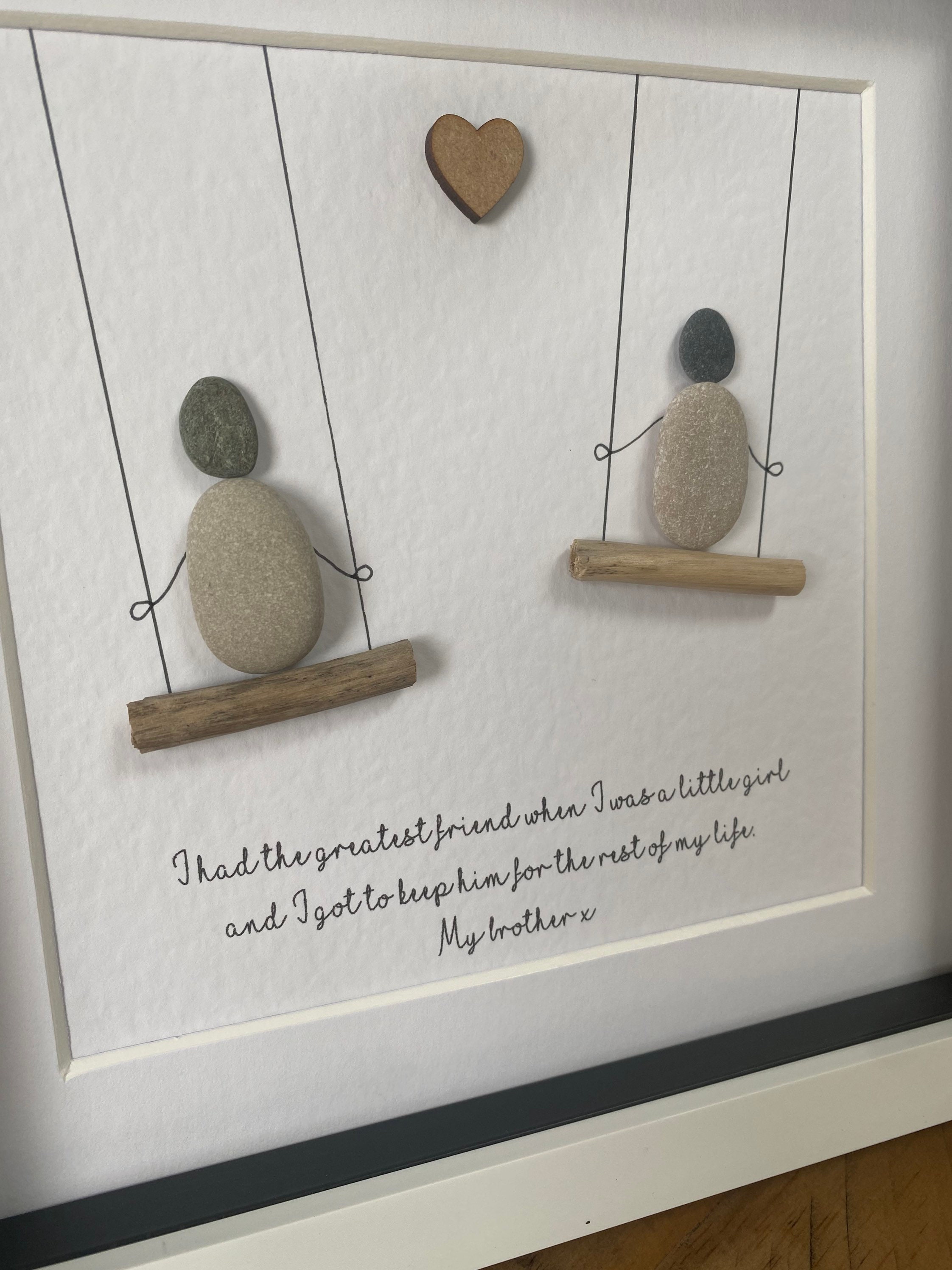 Personalised Christmas Gift Sisters Mother Daughter Pebble - Etsy UK