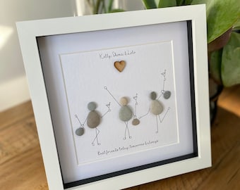 Best Friend Gift, Personalised Pebble Art, Mother's Day, Friendship Gift, Personalised Birthday Present, Leaving Gift, Personalised Gift