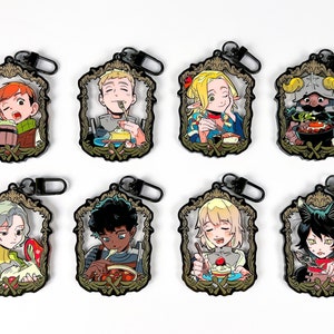 delicious in dungeon portrait keychain image 1