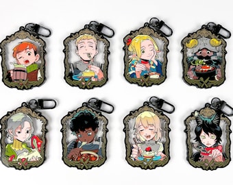 delicious in dungeon portrait keychain