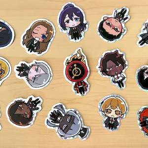 tiny sinners holo stickers