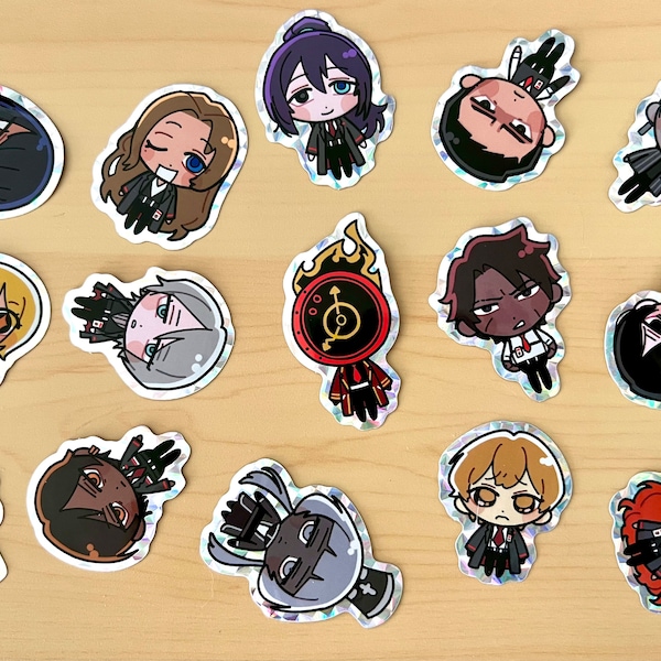 tiny sinners holo stickers