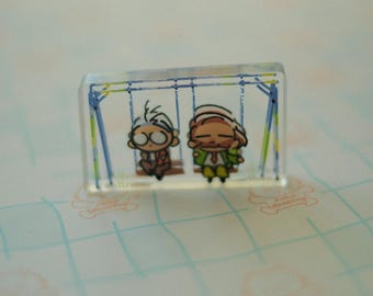 disco elysium thick acrylic stand