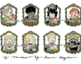 PREORDER delicious in dungeon portrait keychain