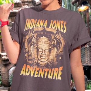 Indiana Jones Adventure Vintage Style Graphic T-Shirt