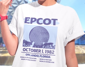 Epcot Retro World Tour Style T-Shirt