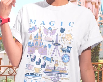 Magic Kingdom Park Icons T-Shirt
