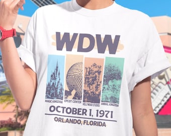WDW Retro World Tour Style T-Shirt