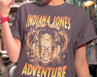 Indiana Jones Adventure Vintage Style Graphic T-Shirt
