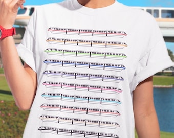 WDW Monorail Striped T-Shirt