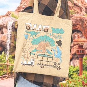 Animal Kingdom Park Icons Tote Bag