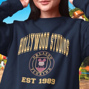 Hollywood Studios College Style Sweatshirt