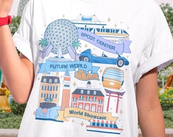 Epcot Center Landmarks T-Shirt