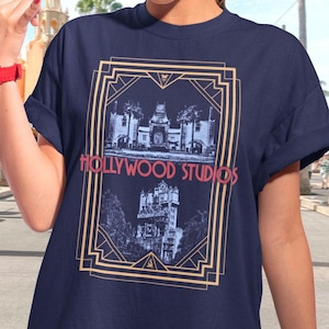 Hollywood Studios Vintage Style Graphic T-Shirt