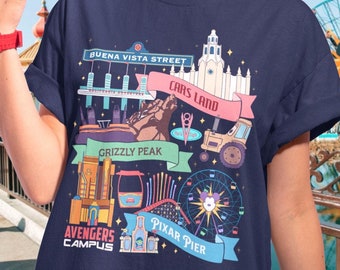 T-shirt California Adventure Landmarks
