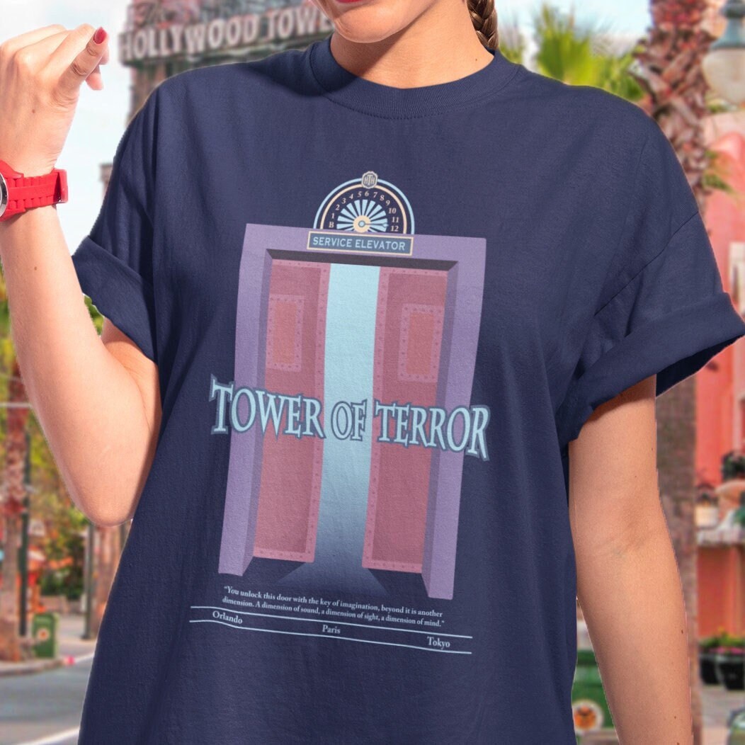 Tower of Terror Ride T-shirt | Etsy