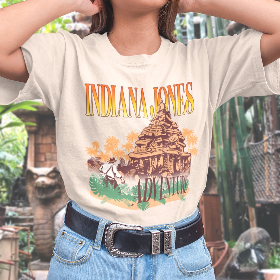 Indiana Jones Adventure Graphic Style T-shirt - Etsy