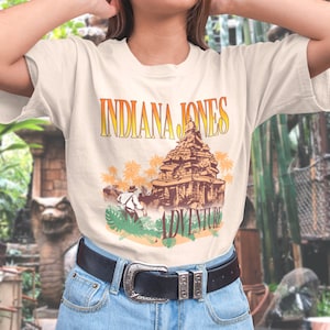 Indiana Jones Adventure Graphic Style T-Shirt