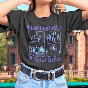 Camiseta gráfica Mansión embrujada