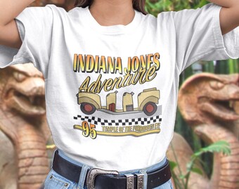 Indiana Jones Adventure Race Car Style T-Shirt