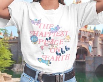 The Happiest Place on Earth Aesthetic Style T-Shirt