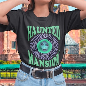 Camiseta estilo Haunted Mansion 70's