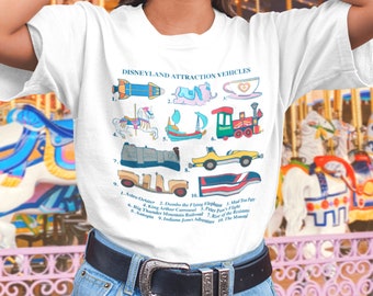 Disneyland Anziehungskraft Fahrzeuge T-Shirt
