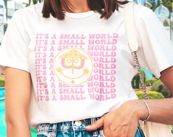 Es una camiseta de estilo retro retro de estilo pequeño