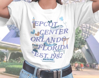 Epcot esthetische stijl T-shirt