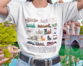 Disneyland Attraction Vehicles T-Shirt