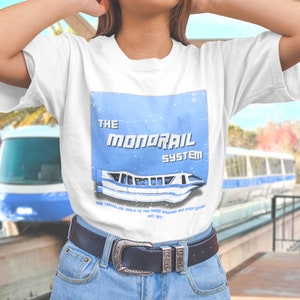 Vintage Style Monorail Tshirt Vintage Style Monorail Tshirt