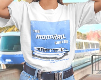 La camiseta gráfica Monorail Vintage Style