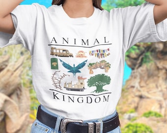 Animal Kingdom Vintage Style T-Shirt