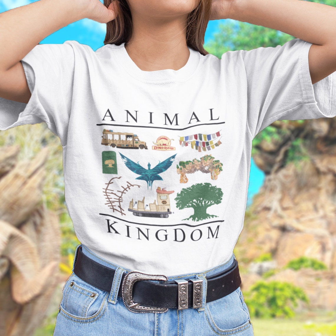 Animal Kingdom Vintage Style T-shirt - Etsy Animal Kingdom Vintage Style T-shirt - Etsy