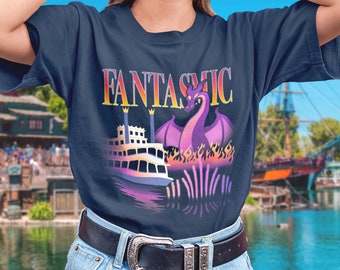 Fantasmic Grafik Stil T-Shirt