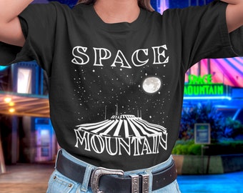 Space Mountain Night Sky T-Shirt
