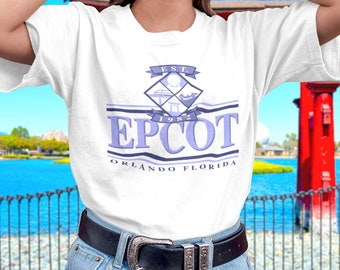 Camiseta Epcot Estilo Náutico