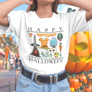 Halloween in the Parks Vintage Style T-Shirt