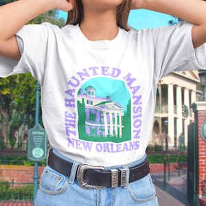 Camiseta cuadrada de Haunted Mansion New Orleans