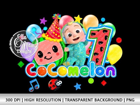 Cocomelon First Birthday 1 Sublimation 