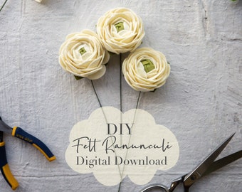 Ranunculus Digital Download DIY Package